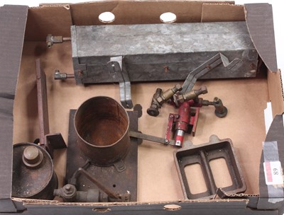 Lot 89 - A collection of various steam components to...
