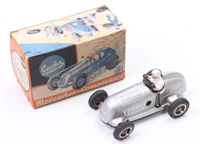 Lot 2008 - A Gescha No. 1 tinplate and clockwork model of...