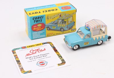 Lot 1422 - A Corgi Toys reissue No. 474 Walls Ice cream...