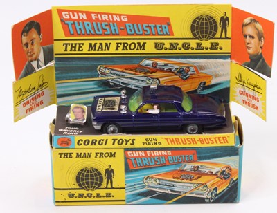 Lot 1425 - A Corgi Toys Man from UNCLE No. 497 gun firing...