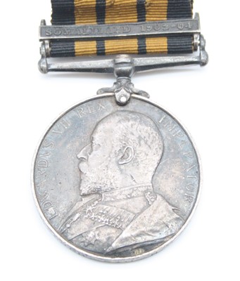 Lot 129 - An Africa General Service medal, with...