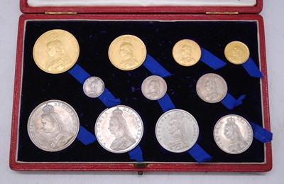 Lot 2055 - Great Britain, 1887 eleven coin specimen set,...