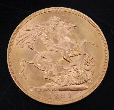 Lot 2058 - Great Britain, 1887 gold full sovereign,...