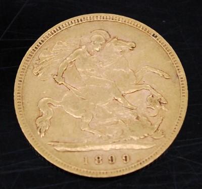 Lot 2073 - Great Britain, 1899 gold half sovereign,...