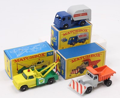 Lot 1556 - Matchbox Regular Wheels boxed diecast group, 3...