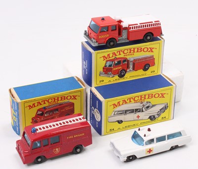 Lot 1557 - Matchbox Regular Wheels boxed diecast group, 3...