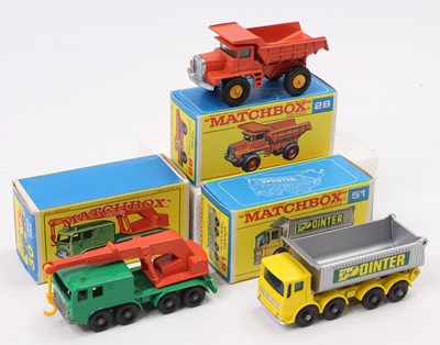 Lot 1560 - Matchbox Regular Wheels Boxed diecast group, 3...