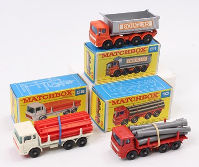 Lot 1551 - Three various boxed Matchbox Regular Wheels...