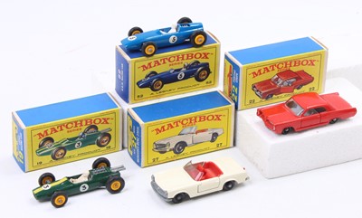 Lot 1552 - Four various boxed Matchbox Regular Wheels...