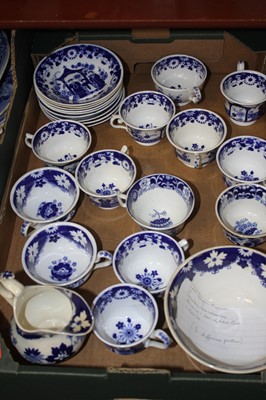 Lot 78 - A collection of 1820s Hilditch & Son blue and...