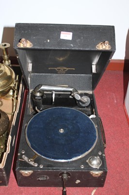 Lot 95 - A vintage portable record player