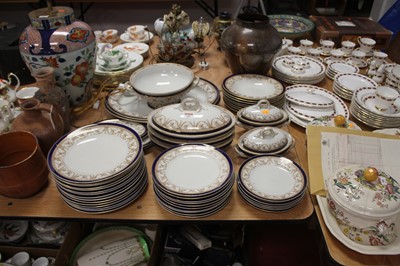 Lot 159 - A Royal Worcester dinner service, decorated...