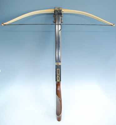 Lot 419 - A crossbow, the laminated bow marked Border...