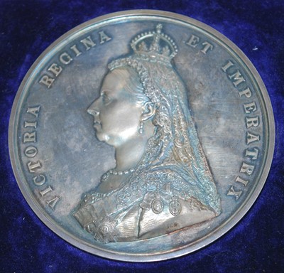 Lot 54 - A Queen Victoria 1887 jubilee medal, obv;...