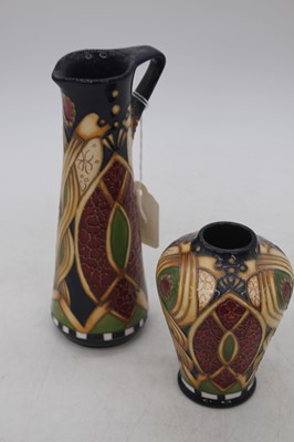 Lot 249 - A Moorcroft pottery ewer, tube-line decorated...