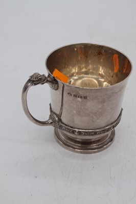 Lot 309 - A George V silver milk jug, Birmingham 1931,...