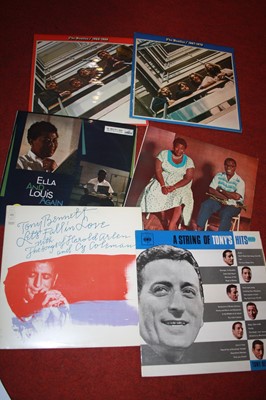 Lot 705 - A collection of vintage LPs, to include The...