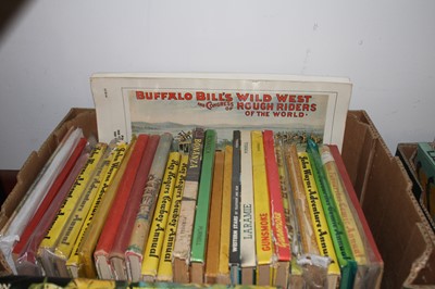 Lot 741 - Four boxes of vintage books and annuals...