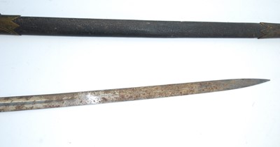 Lot 61 - A British 1827 pattern Naval Officer's sword,...
