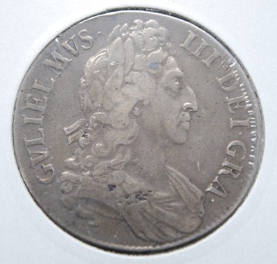 Lot 2146 - Great Britain, 1696 crown, William III...
