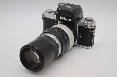 Lot 315 - A Nikon F2 SLR camera, serial # 7235768, with...
