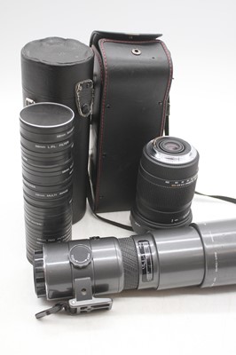 Lot 322 - A Sigma DC 18-250mm lens, together with a...