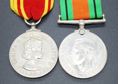Lot 93 - An Exemplary Fire Service medal, naming SUB....