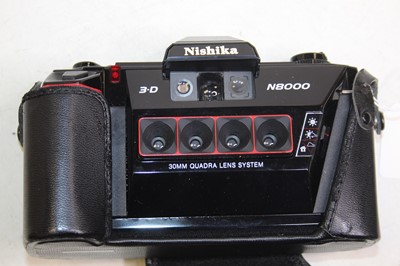 Lot 350 - A Nishika N8000 quadra lens compact camera,...