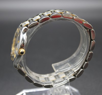 Lot 2643 - A lady's Must de Cartier bi-metal dress watch,...
