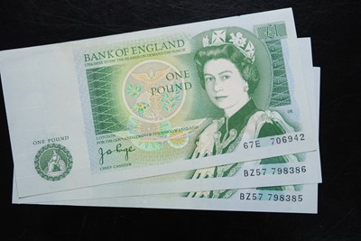 Lot 2043 - Great Britain, Bank of England, a consecutive...