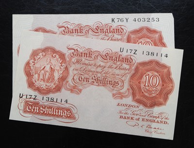 Lot 2047 - United Kingdom, a collection of banknotes to...