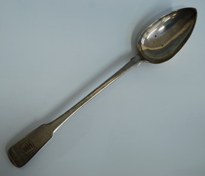 Lot 2154 - A Victorian silver serving spoon, in the...