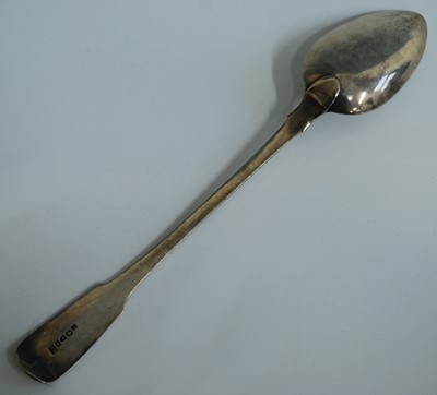 Lot 2154 - A Victorian silver serving spoon, in the...