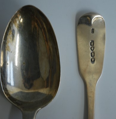 Lot 2155 - A set of four Victorian silver tablespoons, in...