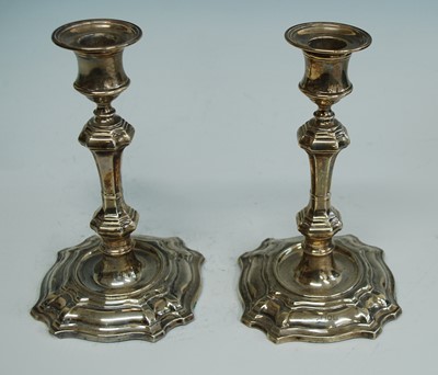 Lot 2159 - A pair of late Victorian silver table...