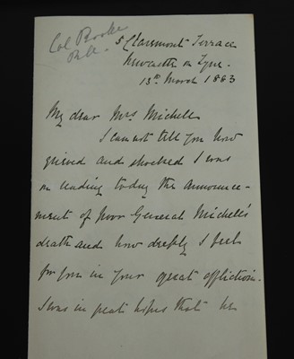 Lot 123 - A Victorian book of condolence in memory of...