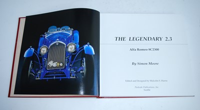 Lot 2029 - Moore, Simon: The Legendary 2.3 Alfa Romeo...