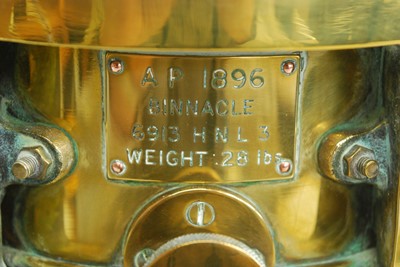 Lot 9 - A "Faithful Freddie" brass cased submarine...