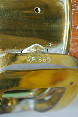 Lot 9 - A "Faithful Freddie" brass cased submarine...
