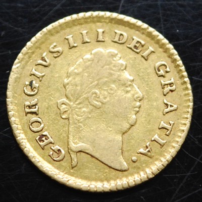 Lot 2189 - Great Britain, 1800 gold 1/3 guinea, George...