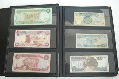 Lot 2186 - World, a collection of banknotes to include GB...