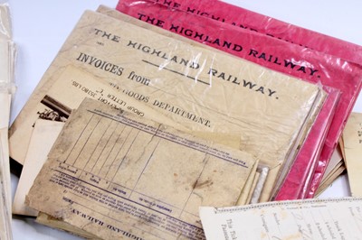 Lot 56 - One tray containing assorted Highland Railway...