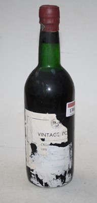Lot 1306 - Croft, Vintage Port, 1970, one bottle