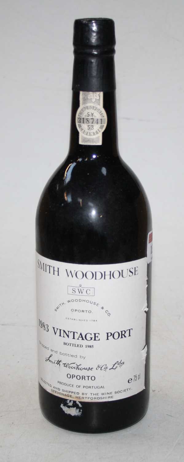 Lot 1307 - Smith Woodhouse & Co., Vintage Port, 1983, one...