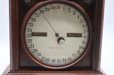 Lot 1 - A late 19th century mahogany cased perpetual...