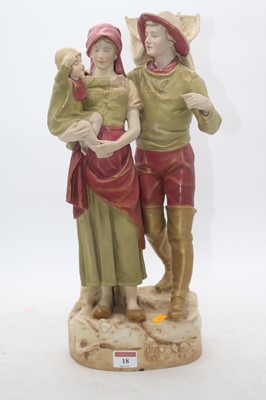Lot 18 - A large early 20th century Royal Dux figure...