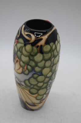Lot 263 - A Moorcroft pottery trial vase, of ovoid form,...