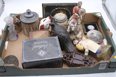 Lot 65 - A box of miscellaneous items, to include a...