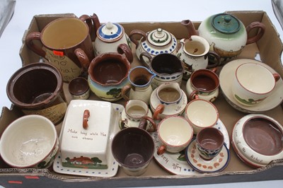 Lot 74 - A collection of assorted Devon Mottoware...