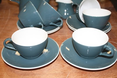 Lot 126 - A Poole Blue Moon pottery coffee and tea service